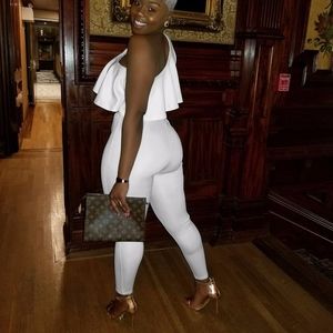 Classy White Jumpsuit